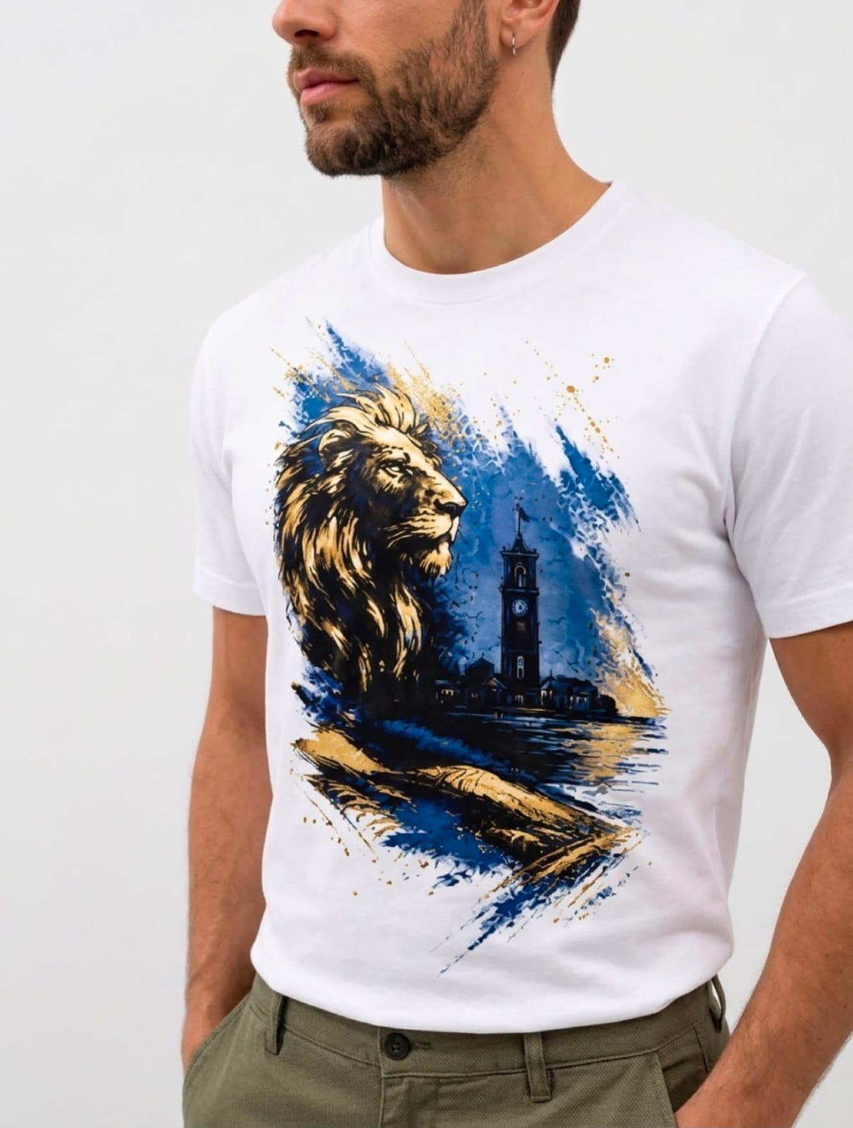 Maglia Bianca Latina Città Terra Pontina