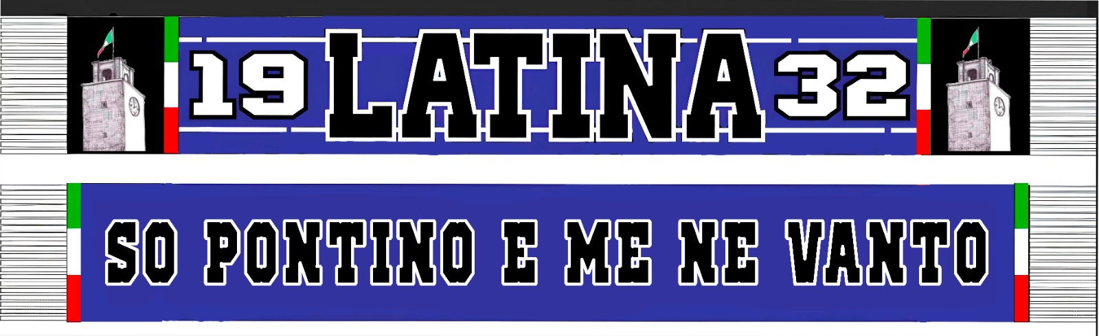 Sciarpa Latina A.C.S. Terra Pontina